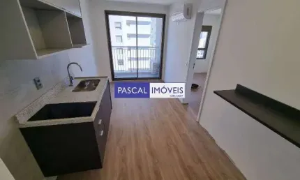 Apartamento com 1 quarto à venda na Rua Antônio Comparato, 32, Campo Belo, São Paulo, 32 m2 por R$ 500.000
