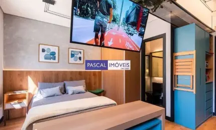 Apartamento com 1 quarto à venda na Rua Casa do Ator, 1100, Vila Olímpia, São Paulo, 25 m2 por R$ 430.000