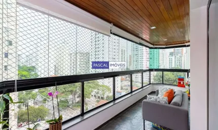 Apartamento com 4 quartos à venda na Avenida Ibijaú, 191, Moema, São Paulo, 172 m2 por R$ 2.300.000
