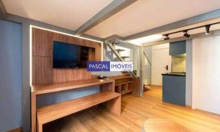 Apartamento com 1 quarto à venda na Rua Harmonia, 1251, Vila Madalena, São Paulo, 35 m2 por R$ 540.000