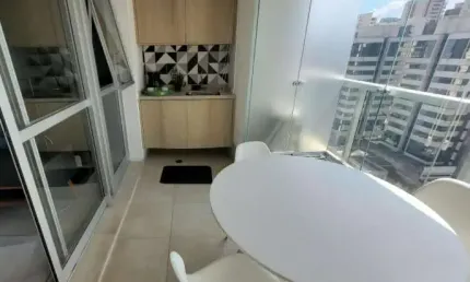 Apartamento com 1 quarto à venda na avenida aratãs, 400, moema, são paulo, 37 m2 por r$ 731.400