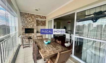 Apartamento com 3 quartos à venda na Rua Estevão Baião, 520, Campo Belo, São Paulo, 123 m2 por R$ 1.499.000