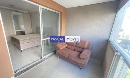 Apartamento com 1 quarto à venda na Rua Pascal, 1777, Campo Belo, São Paulo, 34 m2 por R$ 488.000