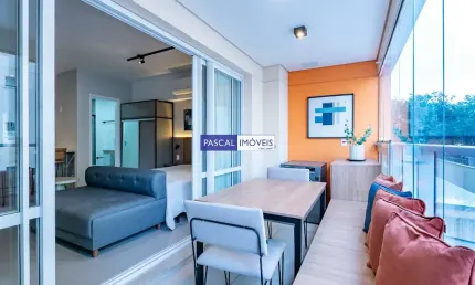 Apartamento com 1 quarto à venda na Rua Vieira de Morais, 1936, Campo Belo, São Paulo, 40 m2 por R$ 600.000