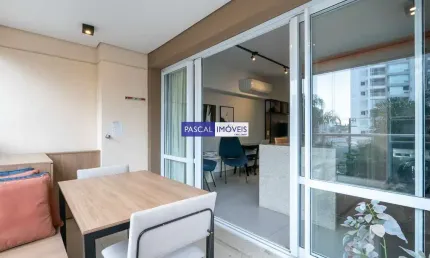 Apartamento com 1 quarto à venda na Rua Vieira de Morais, 1936, Campo Belo, São Paulo, 46 m2 por R$ 690.000