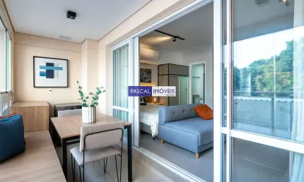Apartamento com 1 quarto à venda na Rua Vieira de Morais, 1936, Campo Belo, São Paulo, 40 m2 por R$ 600.000
