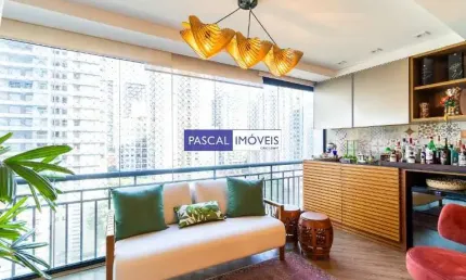 Apartamento com 3 quartos à venda na praça princesa isabel, 17, brooklin, são paulo, 125 m2 por r$ 1.840.000