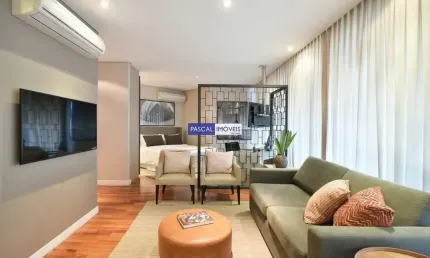 Apartamento com 1 quarto à venda na rua elvira ferraz, 250, vila olímpia, são paulo, 65 m2 por r$ 2.150.000