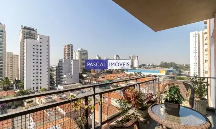 Apartamento com 3 quartos à venda na rua cataguaz, 44, campo belo, são paulo, 140 m2 por r$ 999.000