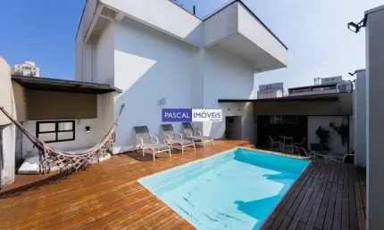 Cobertura com 5 quartos à venda na rua pascal, 186, campo belo, são paulo, 446 m2 por r$ 5.000.000