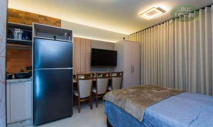 Studio com 1 dormitório para alugar, 21 m² por R$ 3.185/mês - Centro - Curitiba/PR