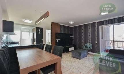 Apartamento com 2 dormitórios para alugar, 69 m² por R$ 3.806/mês - Cristo Rei - Curitiba/PR