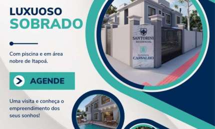 Sobrado com 2 dormitórios à venda, 80 m² por R$ 452.000,00 - Volta Ao Mundo I - Itapoá/SC