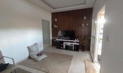 Casa para Venda em Jaboticabal, Jardim Santa Rosa, 3 dormitórios, 1 suíte, 1 banheiro, 2 vagas