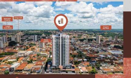 Apartamentos a venda no Edifício Tellus em Jaboticabal SP