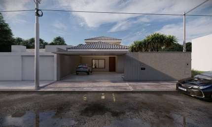 Casa para Venda em Jaboticabal, Jardim Monterrey II, 3 dormitórios, 1 suíte, 1 banheiro, 4 vagas