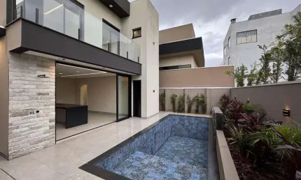 Casa em Condomínio para Venda em Londrina, Parque Taua, 3 dormitórios, 3 suítes, 5 banheiros, 4 vagas