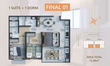 Apartamento com 3 quartos à venda na Rua Vasco da Gama, Vila Marumby, Maringá