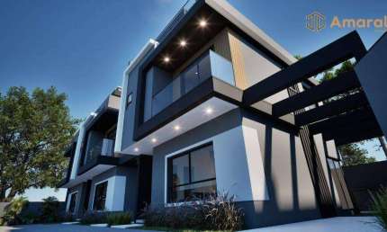 Sobrado com 3 dormitórios à venda, 150 m² por R$ 1.320.000,00 - Água Verde - Curitiba/PR