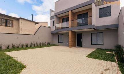 Sobrado com 3 dormitórios para alugar, 126 m² por R$ 4.013,71/mês - Capão da Imbuia - Curitiba/PR