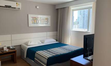 Flat para venda com 30 metros quadrados com 1 quarto mobiliado.