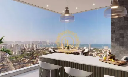 Apartamento com VISTA MAR e 3 Suítes à venda, Perequê - Porto Belo/SC