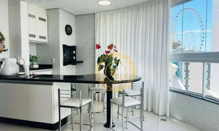 Lindo Apartamento Mobiliado próximo a Roda Gigante com 3 Suítes à venda, 171 m² - Bairro Pioneiros - Balneário Camboriú/SC