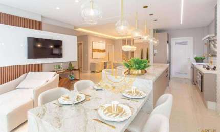 APARTAMENTO FINAMENTE DECORADO EM NA MEIA PRAIA - SC  04 SUÍTES  03 VAGAS PRIVATIVAS E UM LAZER COMPLETO