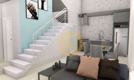 Apartamento Duplex com Vista mar e 2 Suítes à venda, 100 m² em Mariscal - Bombinhas/SC