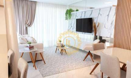 Apartamento com vista mar e 3 Suítes à venda, 133 m² no Centro - Itapema/SC