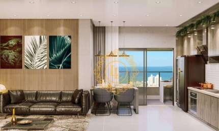 Apartamento com VISTA MAR e 2 dormitórios à venda, 69 m² em Itapema/SC