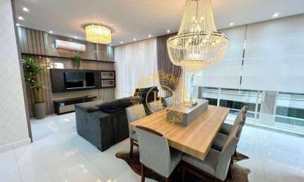 ALTO PADRÃO Apartamento Garden Mobiliado com 4 Suítes à venda, 206 m² em Meia Praia - Itapema/SC