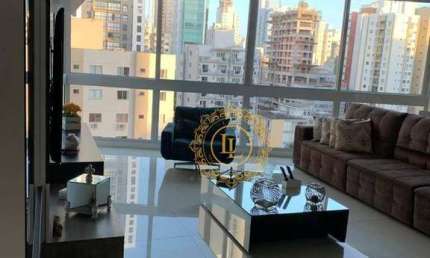 EXCELENTE APARTAMENTO MOBILIADO COM MOVÉIS PLANEJADOS, 3 SUITES SENDO UMA MASTER COM BANHEIRA,  4 VAGAS DE GARAGEM, ÁREA LAZER COMPLETA EM BALNEÁRIO