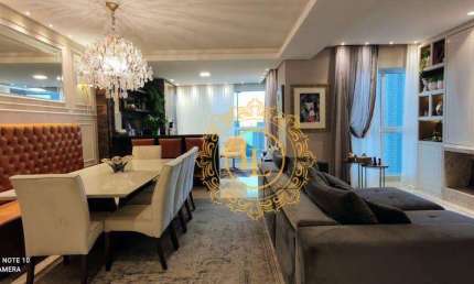 Apartamento com excelente localização decorado com 03 dormitórios amplos, sendo 01 suíte máster e 2 demi-suíte e 03 vagas privativas e lazer completo
