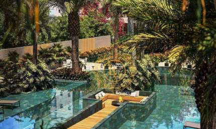 HOME CLUB, com serviços, áreas de lazer e facilidades. Todas, enquadradas no cenário da natureza, da cidade e do mar.