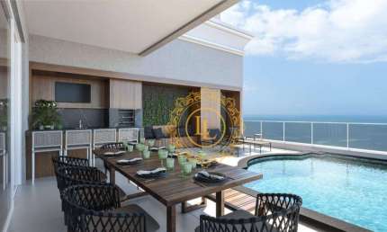 Cobertura com Vista Mar e 5 suítes à venda, 427 m²,  Meia Praia - Itapema/SC