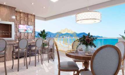 ALTO PADRÃO Apartamento com VISTA MAR e 4 Suítes à venda, 184 m² em Meia Praia - Itapema/SC