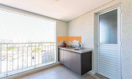 Apartamento com 3 dormitórios (1 suíte) para alugar, 75 m² por R$ 4.223/mês - Parque das Nações - Santo André/SP