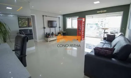 Apartamento com 2 dormitórios à venda, 91 m² por R$ 880.000,00 - Vila Lusitânia - São Bernardo do Campo/SP