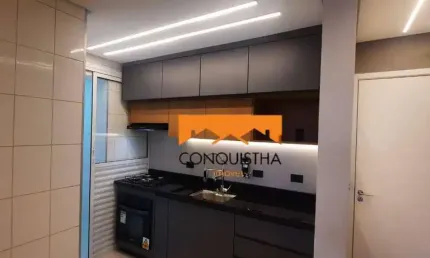 Apartamento com 2 dormitórios à venda, 44 m² por R$ 450.000 - Vila Caminho do Mar - São Bernardo do Campo/SP