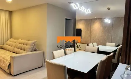 Apartamento com 3 dormitórios à venda, 91 m² por R$ 892.000,00 - Vila Lusitânia - São Bernardo do Campo/SP