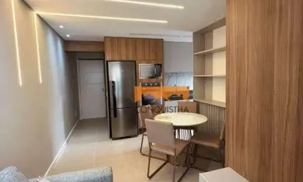 Apartamento com 2 dormitórios à venda, 43 m² por R$ 390.000,00 - Campestre - Santo André/SP