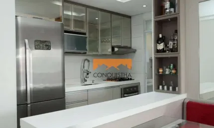 Apartamento com 2 dormitórios à venda, 56 m² por R$ 410.000,00 - Vila Campestre - São Bernardo do Campo/SP