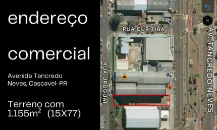 Terreno à venda no Centro, Cascavel 