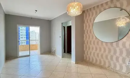 Lindo apartamento com varanda gourmet na praia grande!