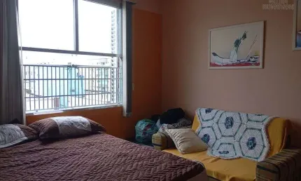 Apartamento com 1 dormitório a venda na praia de são vicente!