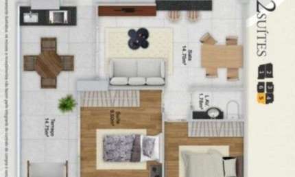 Apartamento à Venda em Guilhermina, Praia Grande - SP