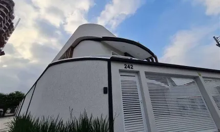 Casa em condomínio fechado com 2 quartos à venda no Solemar, Praia Grande 