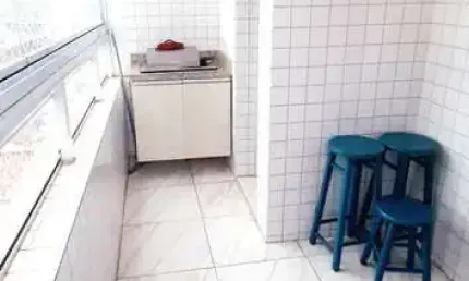 APARTAMENTO MOBILIADO COM VISTA MAR ,SACADA GOURMET ENVIDRAÇADA E