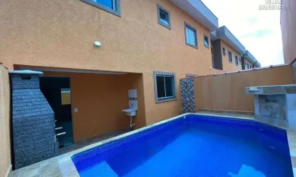 Sobrado em condominio fechado no Cibratel II em Itanhaém!